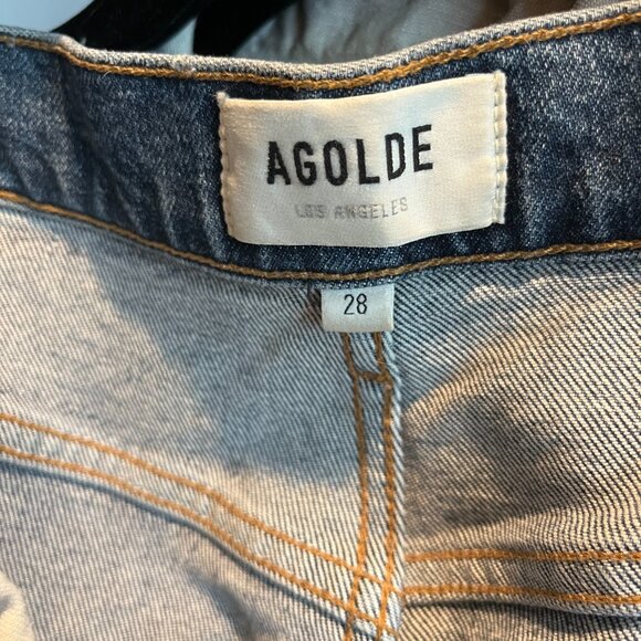 Agolde Riley Jeans Size 28 Moor - Picture 3 of 4